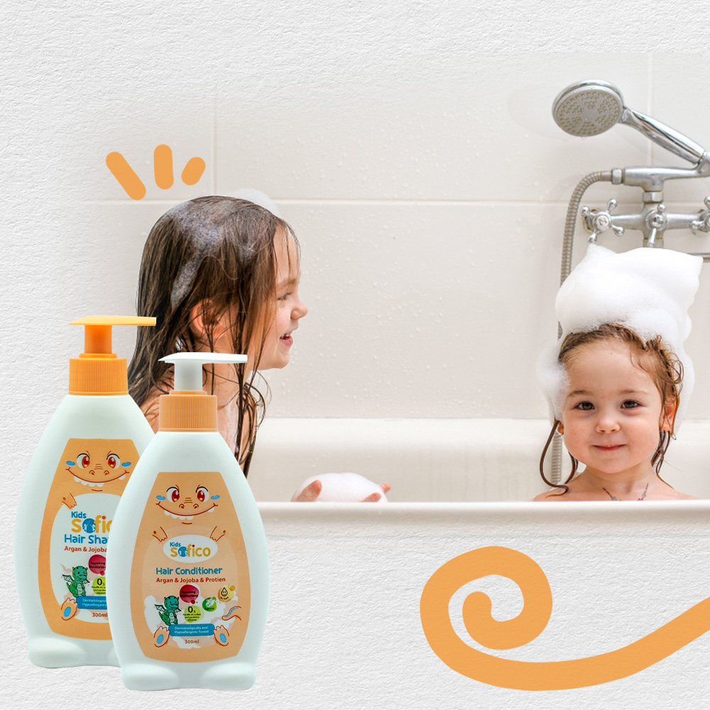 Sofico Kids Hair Shampoo Argan & Jojoba & Protien 300 ml - Image 3