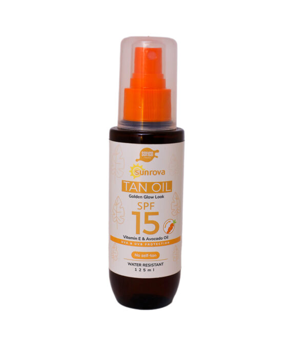 Sun Rova Tan Oil Golden Glow Look SPF15+ 125 ml
